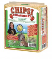 Hoblinová podestýlka CHIPSI Strawberry 1 kg 